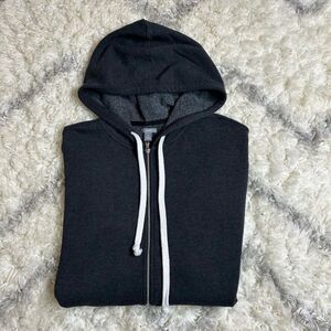 Aerie Charcoal Gray Zip-Up Hoodie